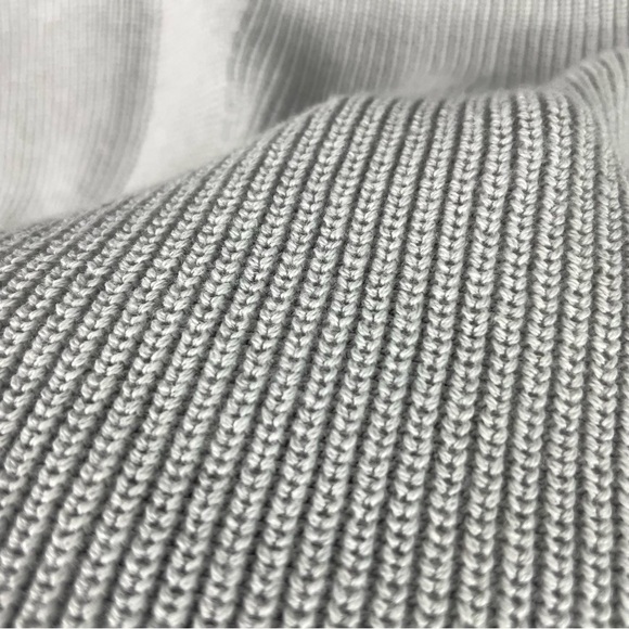 J.Jill WEAREVER Collection Tunic Sweater Gray Ribbed - Picture 4 of 11